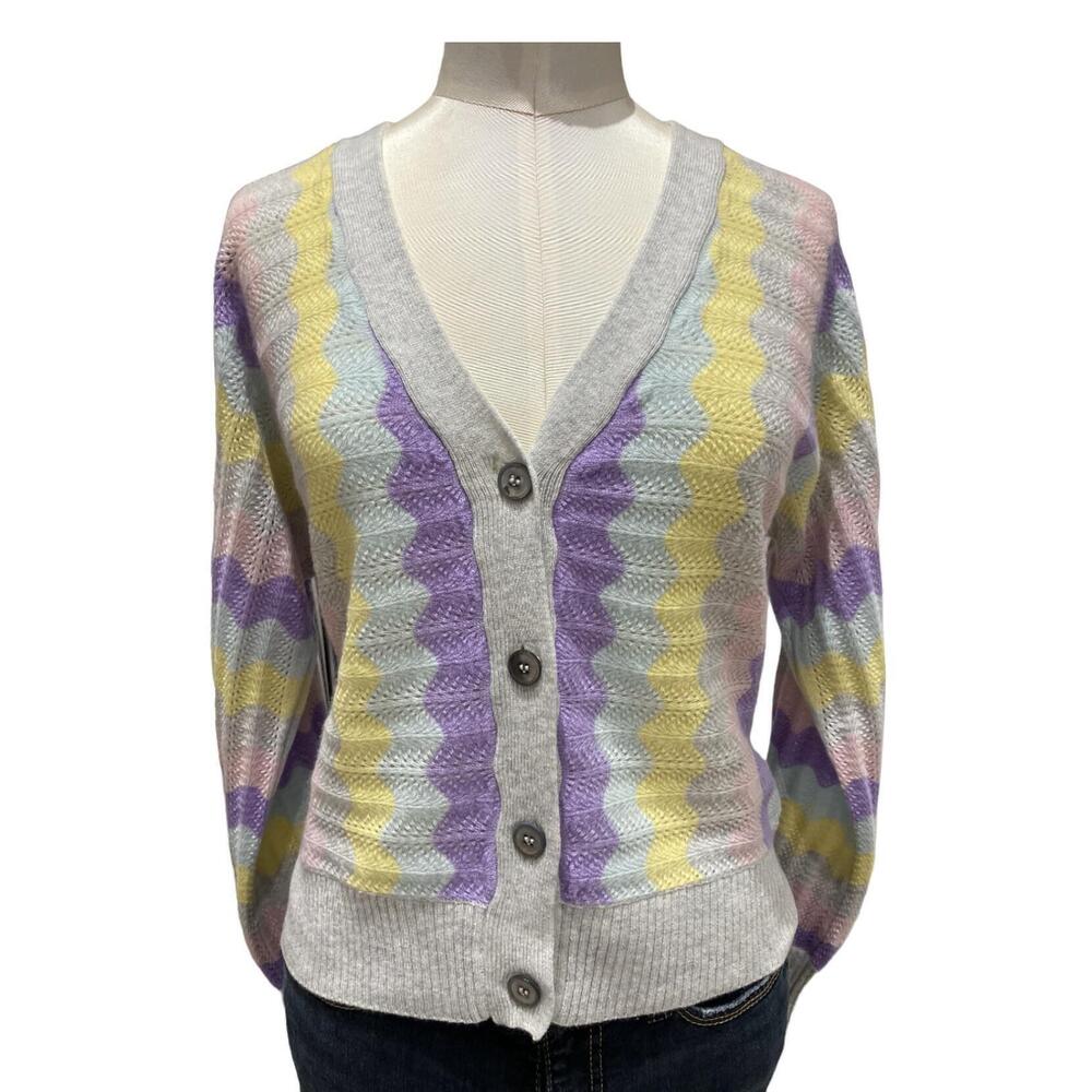 NEW &ISLA adina cardigan in pale grey